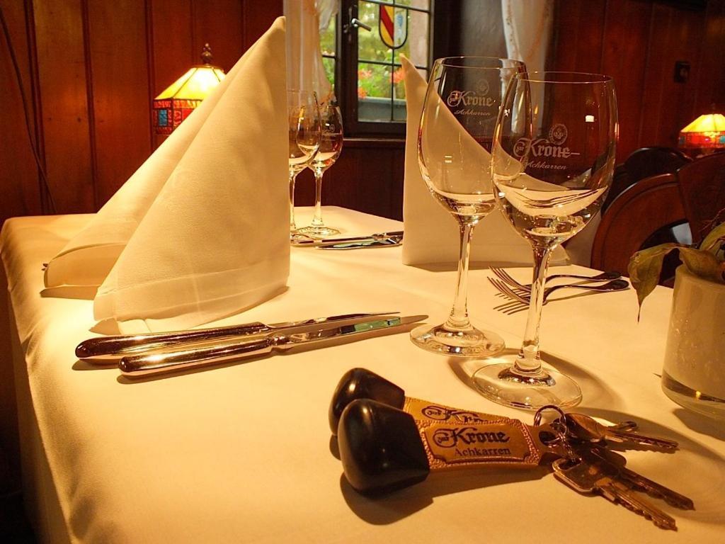 Achkarrer Krone Hotel Achkarren Bagian luar foto